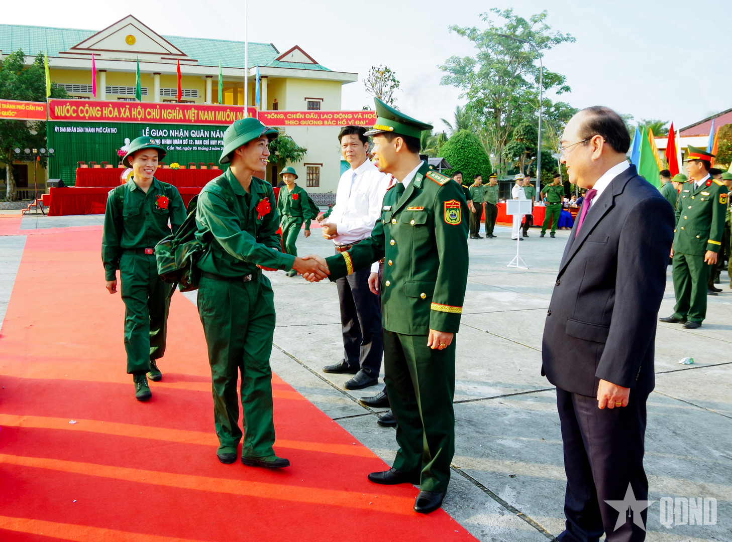 Bộ đội Biên phòng TP Cần Thơ tiếp nhận chiến sĩ mới nhập ngũ năm 2026